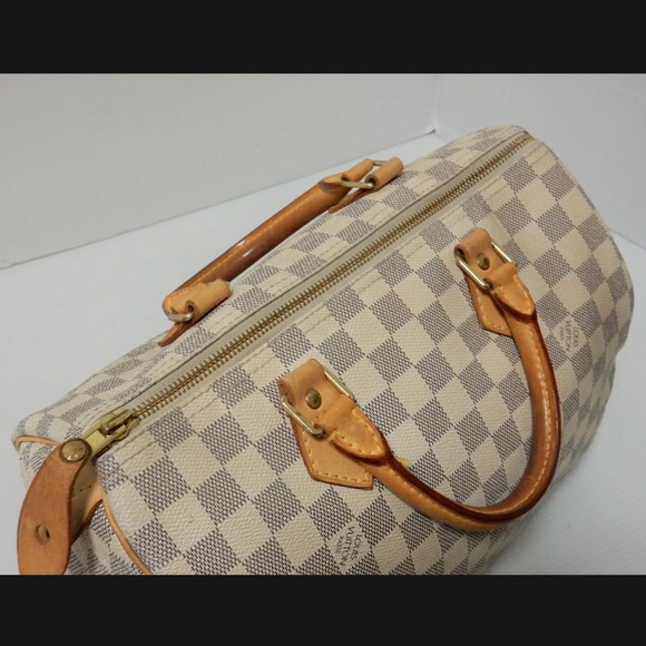 AUTHENTIC LOUIS VUITTON SPEEDY 30 LOCK PRELOVED - Picture 6 of 12